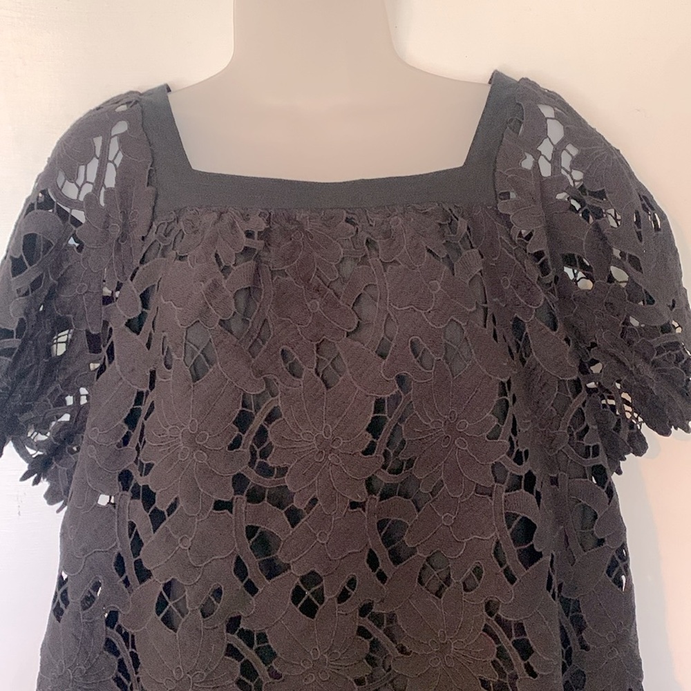 Umgee Black Lace Blouse - Picture 2 of 10
